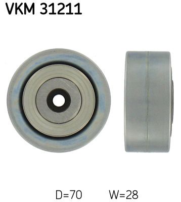 SKF VKM 31211 Deflection/Guide Pulley, V-ribbed belt