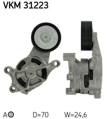 Belt Tensioner, V-ribbed belt SKF VKM 31223