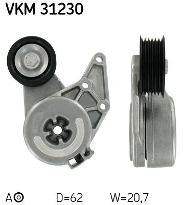 SKF VKM 31230 Belt Tensioner, V-ribbed belt