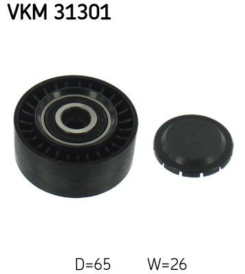 SKF VKM 31301 Deflection/Guide Pulley, V-ribbed belt
