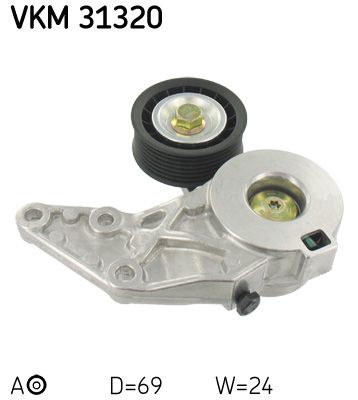 SKF VKM 31320 Belt Tensioner, V-ribbed belt