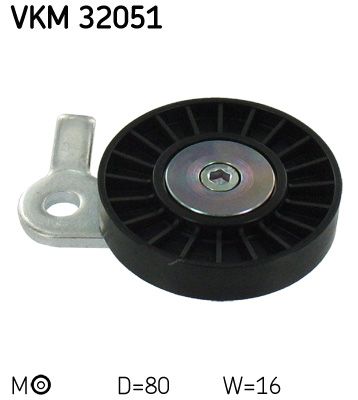 Belt Tensioner, V-ribbed belt SKF VKM 32051