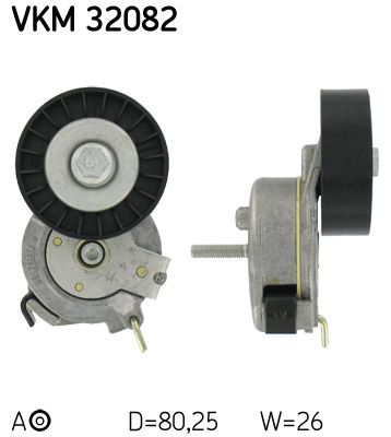 Belt Tensioner, V-ribbed belt SKF VKM 32082