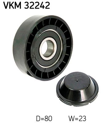 Deflection/Guide Pulley, V-ribbed belt SKF VKM 32242