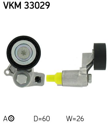 SKF VKM 33029 Belt Tensioner, V-ribbed belt