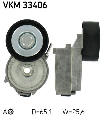 Belt Tensioner, V-ribbed belt SKF VKM 33406