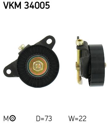 Belt Tensioner, V-ribbed belt SKF VKM 34005