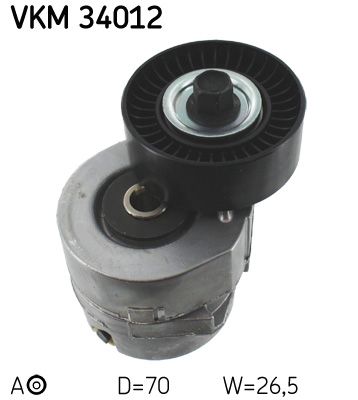 Belt Tensioner, V-ribbed belt SKF VKM 34012