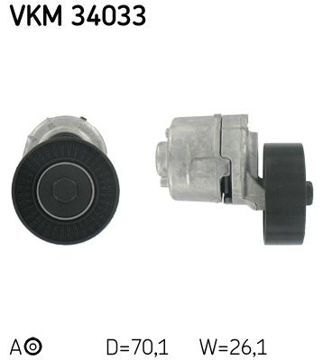 SKF VKM 34033 Belt Tensioner, V-ribbed belt