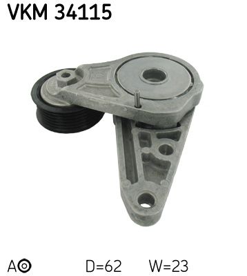 Belt Tensioner, V-ribbed belt SKF VKM 34115