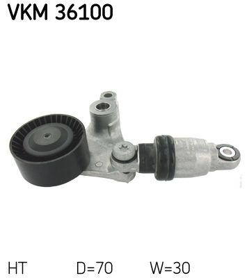Belt Tensioner, V-ribbed belt SKF VKM 36100