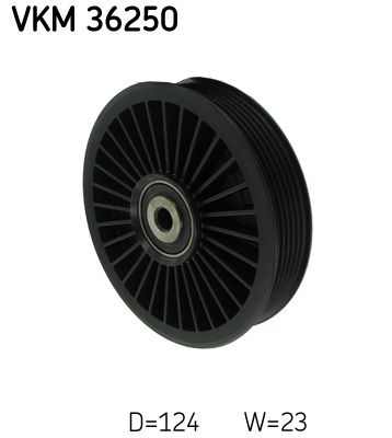 SKF VKM 36250 Deflection/Guide Pulley, V-ribbed belt
