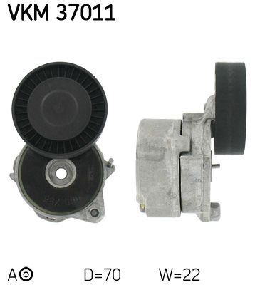 Belt Tensioner, V-ribbed belt SKF VKM 37011