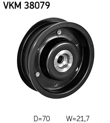 SKF VKM 38079 Deflection/Guide Pulley, V-ribbed belt