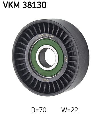 SKF VKM 38130 Deflection/Guide Pulley, V-ribbed belt