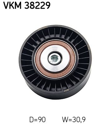 SKF VKM 38229 Deflection/Guide Pulley, V-ribbed belt