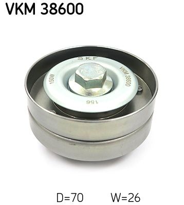 Deflection/Guide Pulley, V-ribbed belt SKF VKM 38600