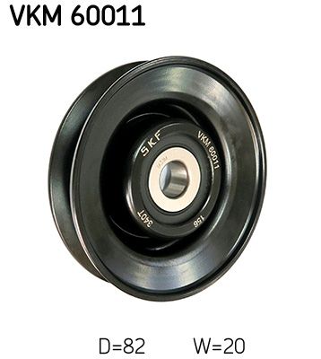 SKF VKM 60011 Deflection Pulley/Guide Pulley, V-belt