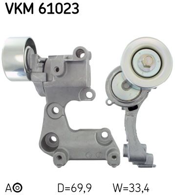 SKF VKM 61023 Belt Tensioner, V-ribbed belt