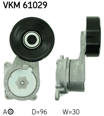 Belt Tensioner, V-ribbed belt SKF VKM 61029