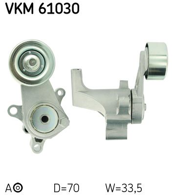 Belt Tensioner, V-ribbed belt SKF VKM 61030