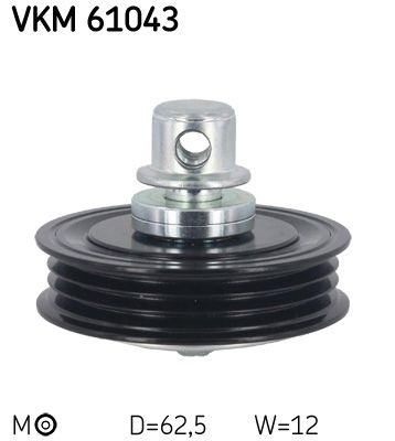 Belt Tensioner, V-ribbed belt SKF VKM 61043