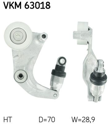 SKF VKM 63018 Belt Tensioner, V-ribbed belt