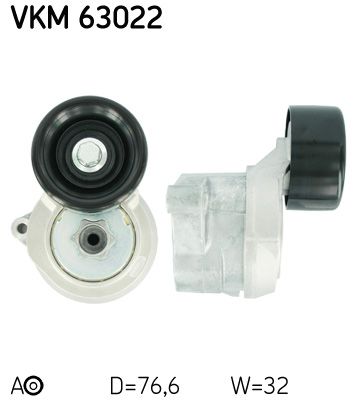 Belt Tensioner, V-ribbed belt SKF VKM 63022