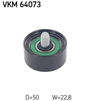 SKF VKM 64073 Deflection/Guide Pulley, V-ribbed belt
