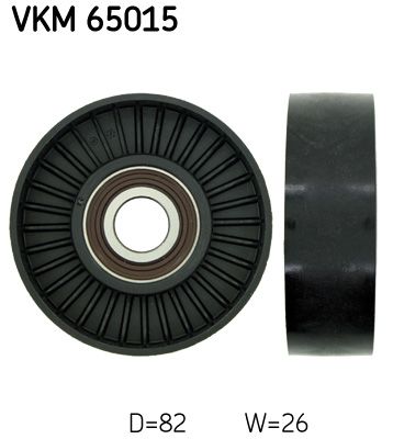 Deflection/Guide Pulley, V-ribbed belt SKF VKM 65015