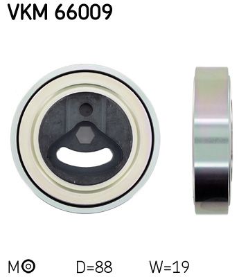 Belt Tensioner, V-ribbed belt SKF VKM 66009