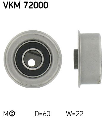 SKF VKM 72000 Tensioner Pulley, timing belt