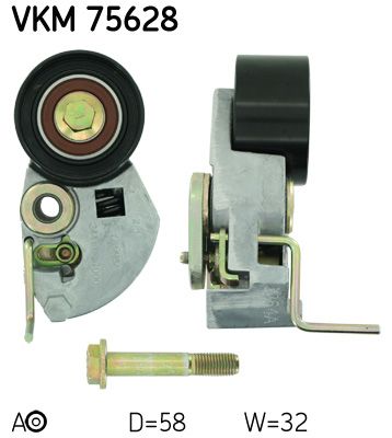 SKF VKM 75628 Tensioner Pulley, timing belt