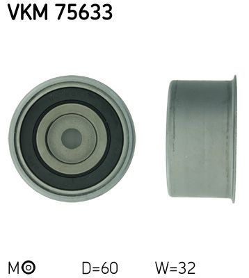 SKF VKM 75633 Tensioner Pulley, timing belt