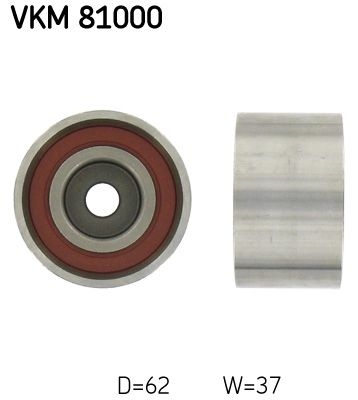 Deflection Pulley/Guide Pulley, timing belt SKF VKM 81000