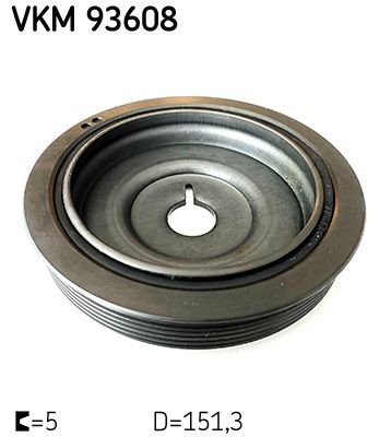 SKF VKM 93608 Belt Pulley, crankshaft