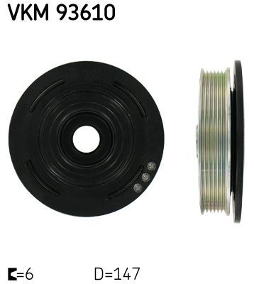 SKF VKM 93610 Belt Pulley, crankshaft