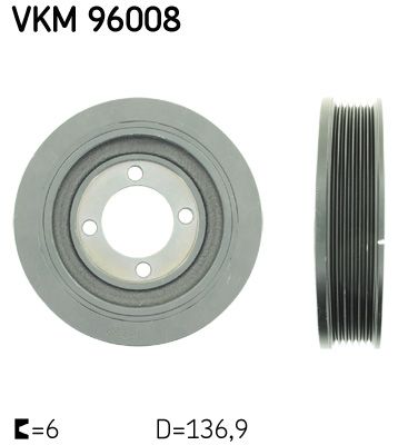 Belt Pulley, crankshaft SKF VKM 96008