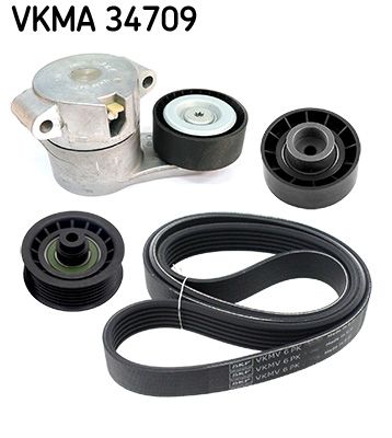 SKF VKMA 34709 V-Ribbed Belt Set