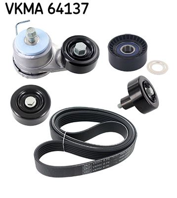 SKF VKMA 64137 V-Ribbed Belt Set