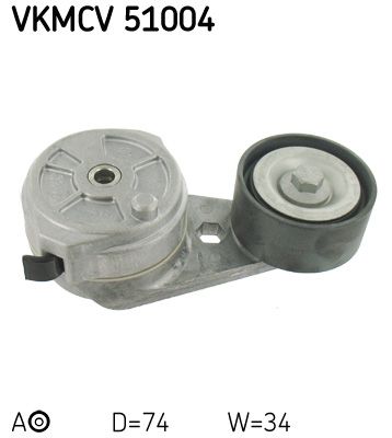 Belt Tensioner, V-ribbed belt SKF VKMCV 51004