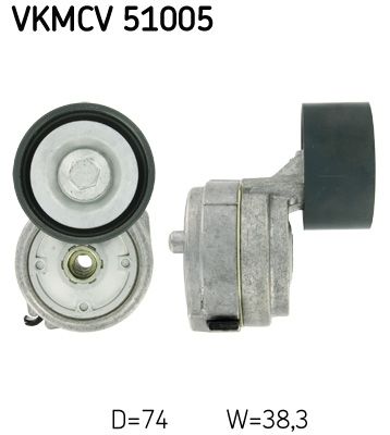 SKF VKMCV 51005 Belt Tensioner, V-ribbed belt
