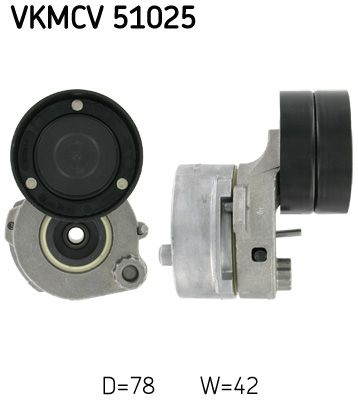 SKF VKMCV 51025 Belt Tensioner, V-ribbed belt