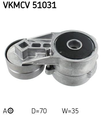 Belt Tensioner, V-ribbed belt SKF VKMCV 51031