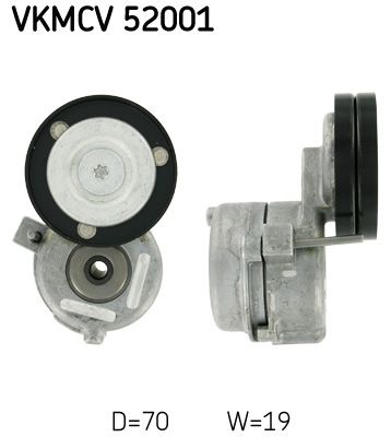 Belt Tensioner, V-ribbed belt SKF VKMCV 52001