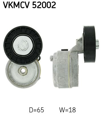 Belt Tensioner, V-ribbed belt SKF VKMCV 52002
