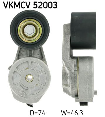 Belt Tensioner, V-ribbed belt SKF VKMCV 52003