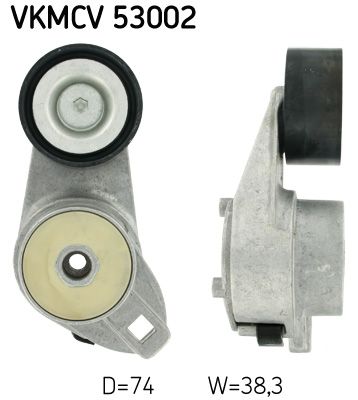 Belt Tensioner, V-ribbed belt SKF VKMCV 53002
