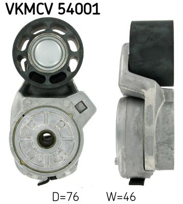 Belt Tensioner, V-ribbed belt SKF VKMCV 54001