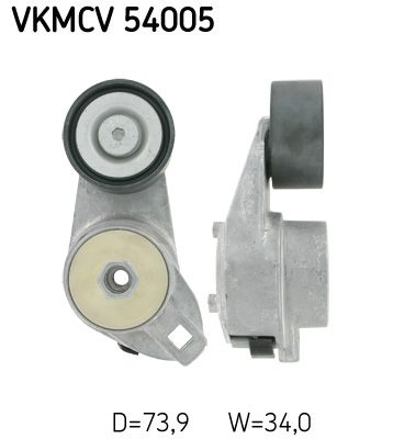 Belt Tensioner, V-ribbed belt SKF VKMCV 54005